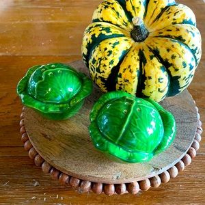 Cabbage Salt and Pepper Shakers